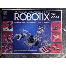 *VINTAGE* 1984 Milton Bradley Robotix R-2000 Series Motorized Building Set 4432 picture