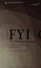 FYI: For Your Improvement - For Learners, Managers, Mentors, and Fee - VERY GOOD picture