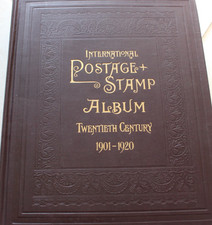 Scott Brown International Stamp Album 1901 - 1920  Generally Unused No stamps picture