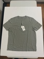 UNTUCKit Glera Henley Shirt Mens Large Light Green Short Sleeve Tencel Regular F picture