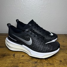Nike ZoomX Invincible Run Flyknit 3 Mens Size 9.5 Black Running Shoes Wide picture