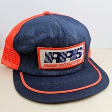 Vintage USA MADE RPS Roadway Package System Patch Trucker Hat Snapback Cap picture