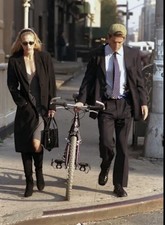 Rare 90s Prada Spazzolato Bag CBK Carolyn Bessette Kennedy Authentic w/ Papers picture