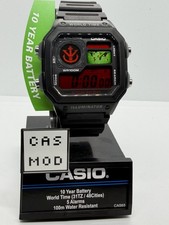 Custom Mod Casio AE1200WH-1A “Royal Saiyan Red” Dragon Ball Anime Watch, quartz picture