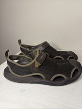 Crocs Swiftwater Mesh Men's Size 11 Water Shoes Sandals Sport Outdoor Dark Brown picture