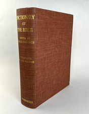 Dictionary Of The Bible James Hastings 1937 Charles Scribner's Sons Hardcover picture