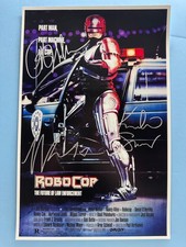ROBOCOP MOVIE POSTER 11x17 SIGNED BY 3 AUTHENTICATED wCOA  picture