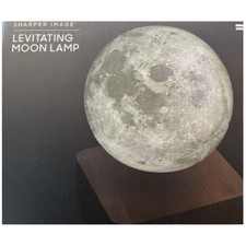 Levitating Moon Table Lamp, Magnetic Floating & Spinning Light picture