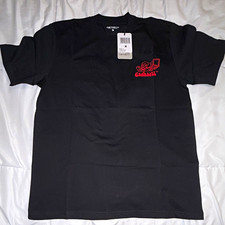 Carhartt WIP Men's Black/Red Graphic Logo Crew Neck Short Sleeve T-Shirt M NEW picture