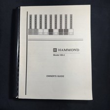 Vintage Hammond Model XB-2 OWNERS PLAYING GUIDE & OWNER’s GUIDE picture