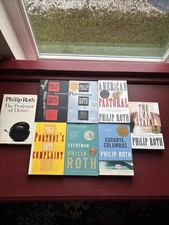 8 By Philip Roth Books: Pastoral Portnoy Stain Columbus Everyman Desire (bundle) picture