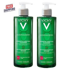 2 PACK Vichy Normaderm Phytosolution Intense Purifying Gel 400ml Exp 02/2028 picture