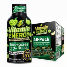 (48 Pack) Vitamin Energy® Sour Apple Energy Shots, Clinically Tested picture