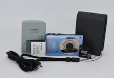 Canon PowerShot SD1300 IS Blue Compact Digital Camera 12.1MP - Bundle Tested ✅ picture