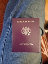 1986 S AMERICAN EAGLE.  FIRST YEAR OF ISSUE. ICONIC COIN. WELL CARED FOR .  picture