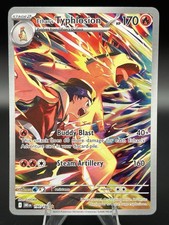 Pokemon Destined Rivals Ethan's Typhlosion 190/182 Illustration Rare picture