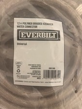 Everbilt 12 inch Upgraded Polymer Braided Water Line Brand New Open Box picture
