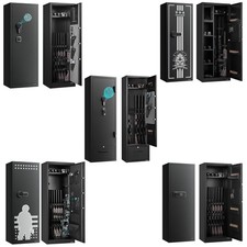 Uimoso Secure 4-12 Gun Cabinet for Rifles & Pistols with Keypad Access picture