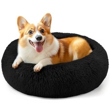 28in Large Dog Bed, Medium Dog & Cats, Calming Donut Bed for Puppy & Kitten picture