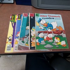 Walt Disneys Comics And Stories 5 Issue Silver Bronze Age Lot Run Set Collection picture