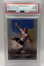 2012 Upper Deck UD All-Time Greats - Kelly Slater #63 SURFING /99 🐐🌊 RARE picture