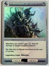 2008 CHAOTIC TURN OF THE TIDE WARRIORS OF OWAYKI ULTRA RARE BATTLEGEAR - LP picture
