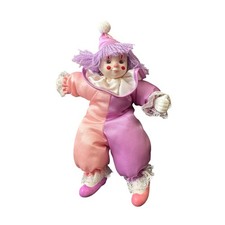 Vintage Russ Berrie Clown Doll 7.5