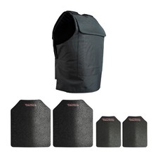 Complete Level III AR500 Steel Body Armor With Dual Pocket Lightweight Vest picture