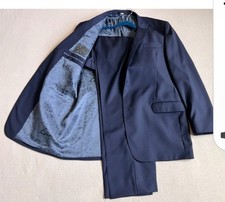 Jos A Bank Reserve Suit 46T Navy Vitale Barberis Canocico Wool Traditional Fit picture