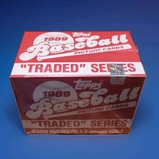 1989 TOPPS TRADED Baseball Factory SET with HOLOGRAM + SEALED  KEN GRIFFEY RC picture