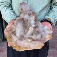8.29LB Large Natural Amethyst Cluster Quartz Crystal Mineral Specimen Healing picture
