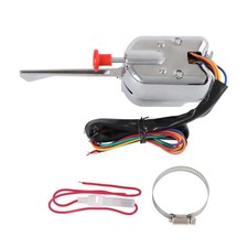JDMSPEED New Chrome 12V Universal Street Hot Rod Turn Signal Switch Replacement picture