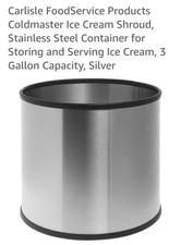 Carlisle Foodservice Products Coldmaster Ice cream Shroud-3 Gal Stainless Steel  picture
