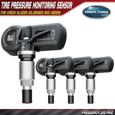 4Pcs 315MHz TPMS Tire Pressure Monitoring Sensor for Chevy Silverado GMC Sierra picture