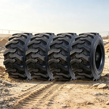 4X 12-16.5 12x16.5 Skid Steer Tires 12 16.5 SKS Tire Tubeless Heavy Duty 12PR picture