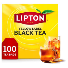 Lipton Black Tea Bags, Hot or Iced High Caffeine Tea, 100 Total Bags picture