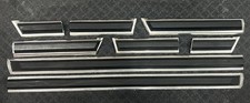 1980-1986 Ford Bronco XLT Lower Fender Trim Molding Set - Rare Tall Rubber Style picture