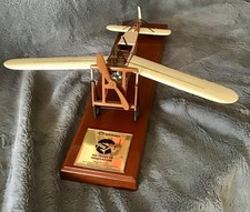 FDM Model Shell Aviation Bleriot X1 Model on plaque picture