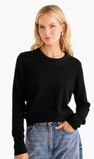 Naadam The Original Cashmere Sweater Black Crew Quiet Luxury Old Money Medium  picture