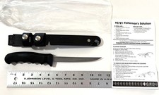 BRAND NEW Cutco 5721 5721BK Fisherman's Solution Knife Black Handle with Sheath picture
