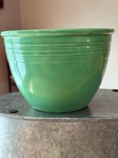 Vintage Fiesta Ware Bowl #3 Mint Green W/Rings Homer Laughlin China Company picture