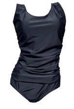 BIMEI Women's Standard Pocketed Mastectomy Swimsuit125 (Black, M) picture