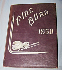 1950 Pine Burr Yearbook-Beaumont HS-TX-Inscribed + Service Award picture