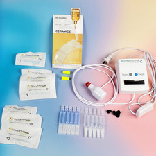 NEW Derminator 2 Microneedling Device OEM +  Sealed Cartridges + Magnet + Serums picture