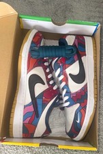 Parra x Nike SB Dunk Low Pro QS - Multi-Color/White/Black - VNDS super clean picture