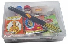 Complete Diwali Puja Samagri Kit Set Pooja 33 Items picture