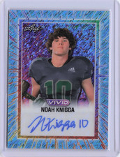 2025 Leaf Vivid Noah Knigga Blue RC Auto /10 Eastern 1283 picture