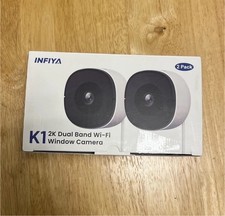 INFIYA K1 2-Pack 2K Wi-Fi Indoor/Outdoor Cameras Night Vision 2-Way Audio picture