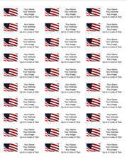 60 Personalized Return Address Labels Custom Adhesive Mailing Labels 1