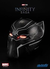 Killerbody Authentic Black Panther 1:1 LED Eyes Wearable Helmet Cosplay Props picture